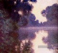 Misty Morgen auf der Seine blauen Claude Monet